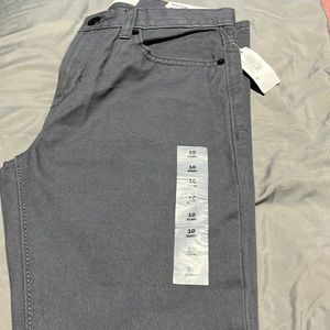 Gray denim jeans